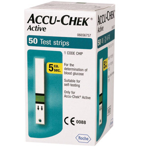 Que thử đường huyết Accu-Chek Active (Hộp 50 que)