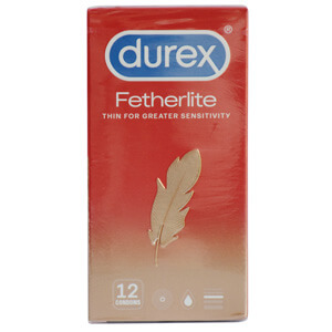 Bao cao su Durex Fetherlite (hộp 12 chiếc)