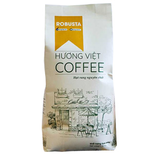 Cà phê Robusta rang mộc 100% nguyên chất 500gr