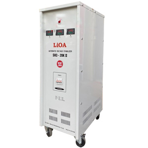 Ổn áp 3 pha khô Lioa 20KVA SH3 20KII (Dải điện áp đầu vào 260V - 430V)