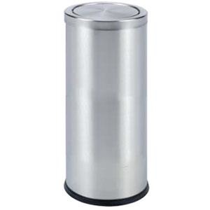 Thùng rác inox tròn nắp bập bênh VietBin A35-G