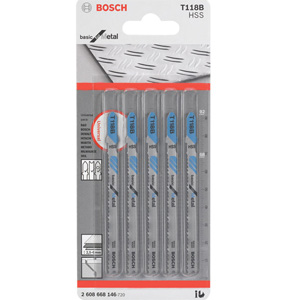 Bộ lưỡi cưa sắt 5 cây Bosch T118B