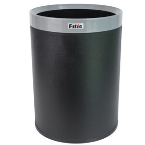 Thùng rác Fitis Dual kiểu Âu ROM3-906 - 10 lít (đen xám)