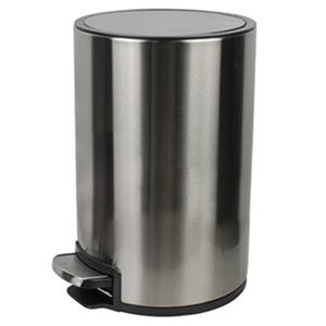 Thùng rác inox đạp chân cao cấp 12 lit Vietbin VB044-12L – Chống vân tay