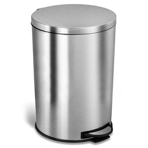 Thùng rác inox đạp chân cao cấp 12 lít Vietbin VB087-12L – chống vân tay