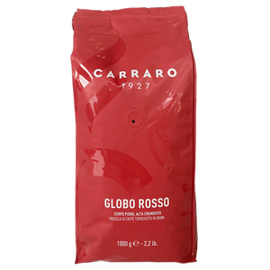 Cà phê hạt Carraro Globo Rosso 1000g