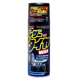 Chai xịt làm bóng và bảo dưỡng đa năng ô tô Soft99 Leather & Tire Wax