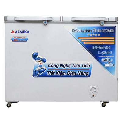 Tủ đông Alaska BCD-3568C 350 lít (1 ngăn đông, 1 ngăn mát)