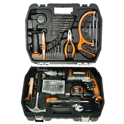 Bộ máy khoan động lực 600W 13mm Worx Orange WX317.3