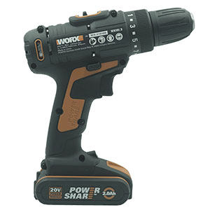 Máy khoan dùng pin Li-ion 20V Worx Orange WX101.3