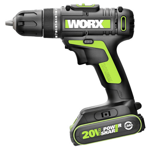 Máy khoan vặn vít dùng pin Li-ion 20V Worx Green WU172