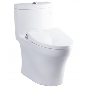 Bàn cầu 1 khối Toto MS889DRE2 (Kèm vòi rửa vệ sinh TCW07S)