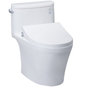 Bồn cầu 1 khối Toto MS887RE4 (Kèm vòi rửa vệ sinh TCW1211A)