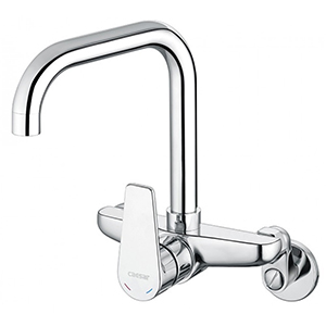 Vòi rửa bát nóng lạnh Caesar K535C gắn tường