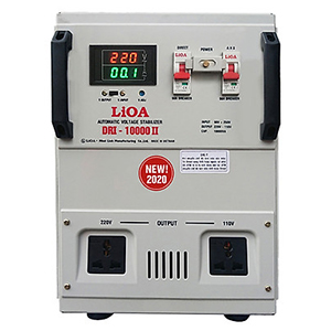 Ổn áp 1 pha Lioa  10KVA DRII 10000II (Dải điện áp đầu vào 50V - 250V )