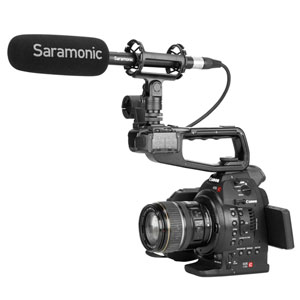 Mic thu âm định hướng không dây dùng cho máy ảnh, máy quay Saramonic Soundbird V1