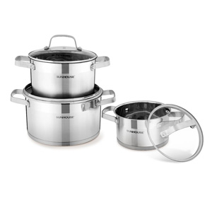 Bộ nồi inox 5 đáy Sunhouse SH780