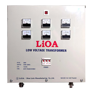 Biến áp đổi nguồn hạ áp 3 pha LiOA 10KVA - 3K101M2YH5YT (Tự ngẫu)