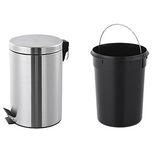 Thùng rác inox đạp chân Paloca 8L