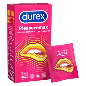 Bao cao su Durex Pleasuremax (hộp 12 chiếc)