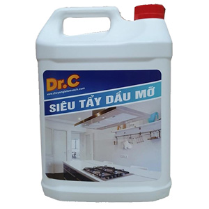 Siêu tẩy dầu mỡ Dr.C - đánh bay vết bẩn cứng đầu (Can lớn 5 lít)