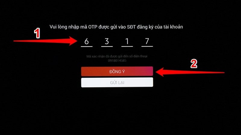 Nhập mã OTP Nhập mã OTP