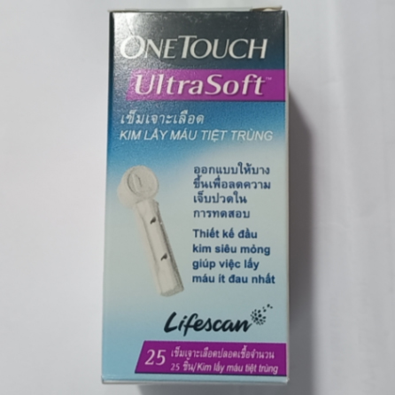 Kim lấy máu Onetouch Ultrasoft (hộp 25 kim)