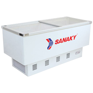 Tủ đông 1 ngăn 2 nắp kính lùa Sanaky VH 999K - 516 lít