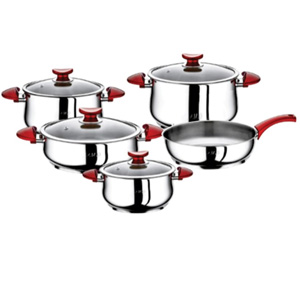 Bộ nồi chảo Egg Pan Set inox 5 món O.M.S 1025