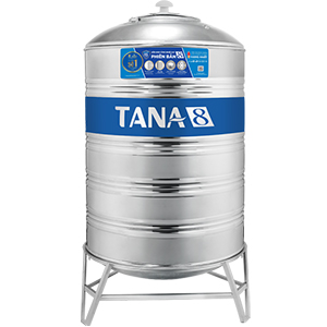 Bồn nước inox Tân Á 8 - 310 lít đứng (Ø740mm)