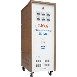 Ổn áp 3 pha khô Lioa 30KVA DR3 30KII (Dải điện áp đầu vào 160V - 430V)