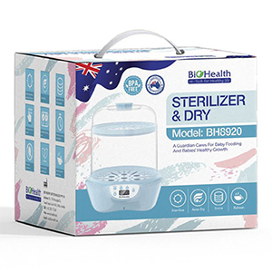 Máy tiệt trùng và sấy khô bình sữa Biohealth BH8920