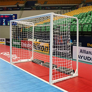 Khung thành bóng đá futsal nhôm xếp gập, phù hợp với tiêu chuẩn châu Âu EN 16579 và FIFA S16118