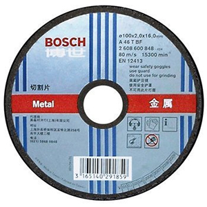 Đá cắt sắt Bosch 100 x 2 x 16 mm 2608600267