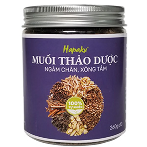 Muối ngâm chân thảo dược Hapaku 260gr