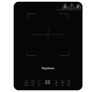 Bếp điện từ cảm ứng Nagakawa NAG0714 (2000W) - 10 mức công suất - Kèm nồi lẩu, bảo hành 12 tháng