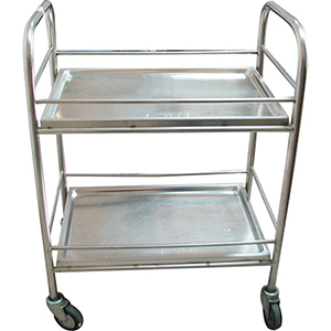 Xe tiêm 40x60 2 tầng inox