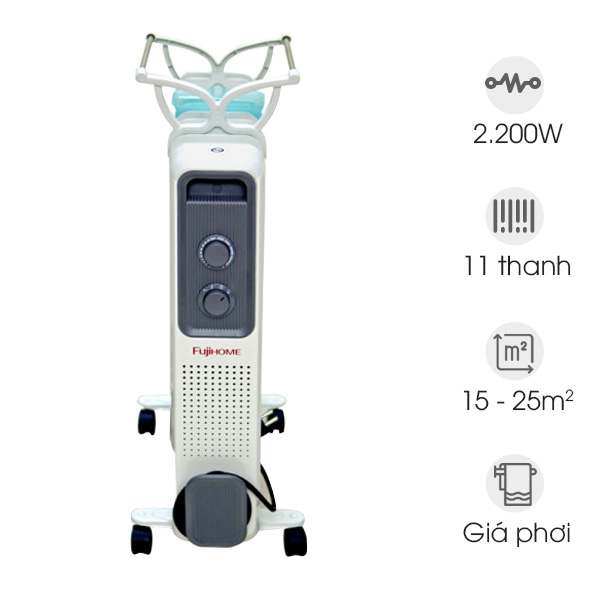 Máy sưởi dầu Fujihome OH8411