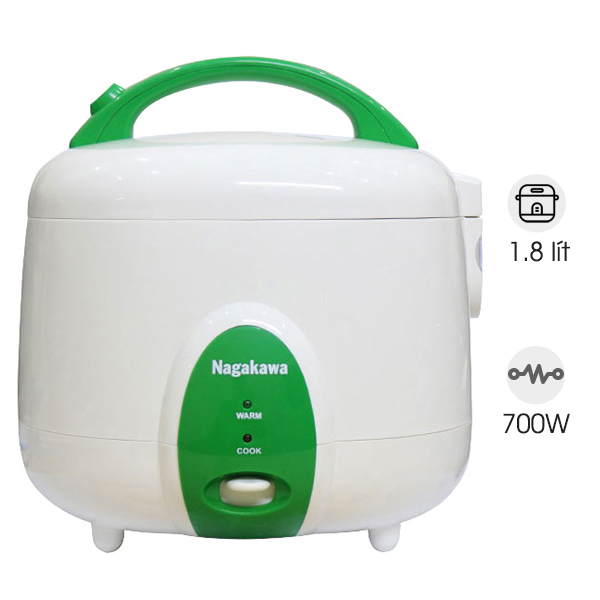 Nồi cơm điện nắp gài Nagakawa NAG0118 (1.8 Lít)