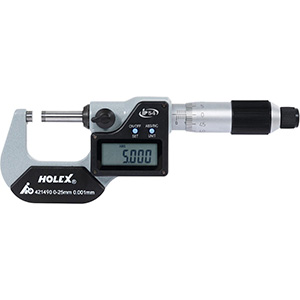 Thước panme điện tử đo ngoài IP54 Holex 421490 (25 - 50 mm)