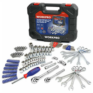 Bộ tuýp và cờ lê 145 chi tiết Workpro WP003046