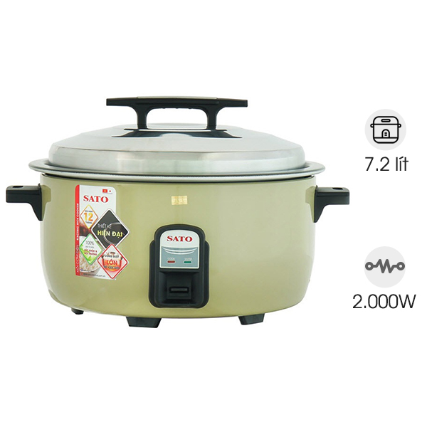 Nồi cơm điện công nghiệp Sato Q7 (7.2 Lít)