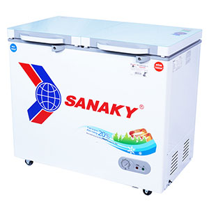 Tủ đông mặt kính cường lực Sanaky VH-2899W2KD