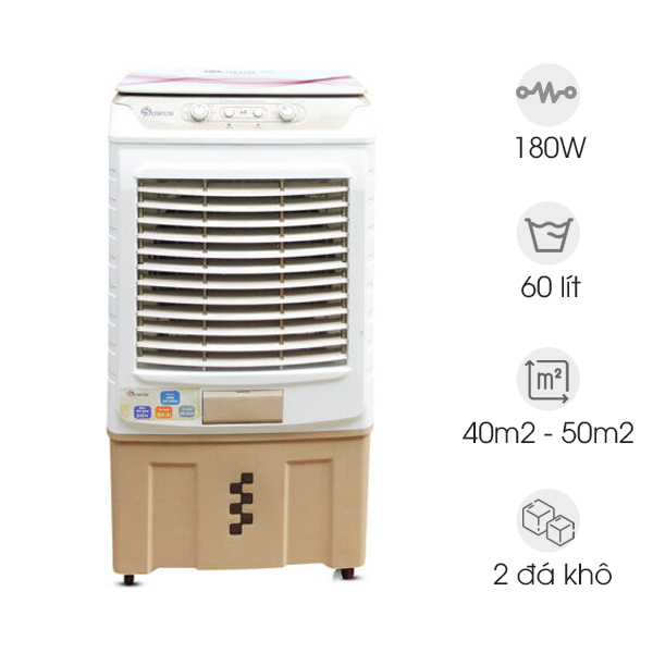 Máy làm mát không khí Sowun SW 891LX (60 lít, 180W)