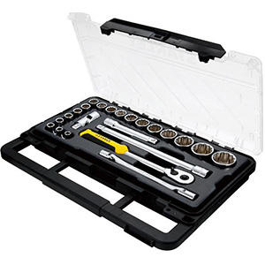 Bộ tuýp 23 chi tiết hộp nhựa Stanley STMT75095-8C (1/2 inch)