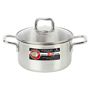 Nồi inox 3 lớp Happy Cook Alvar nắp kính 20cm N20-ALVG