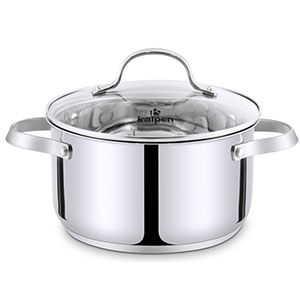 Nồi inox 304 cao cấp 5 đáy Kalpen Lermat L18