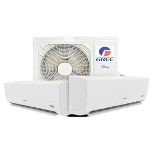 Hệ thống máy lạnh Gree Multi XS Inverter GWCD(14)NK6FO/GWC(07/09)AABK6DNA1B/I (1 nóng, 2 lạnh)