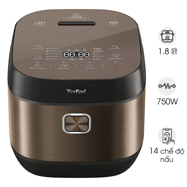 Nồi cơm điện tử Tefal Delirice Plus RK776968 1.8 lít