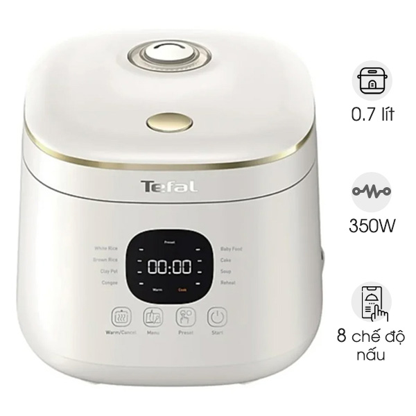 Nồi cơm điện tử Tefal Rice Mate Mini RK515168 0.7 lít